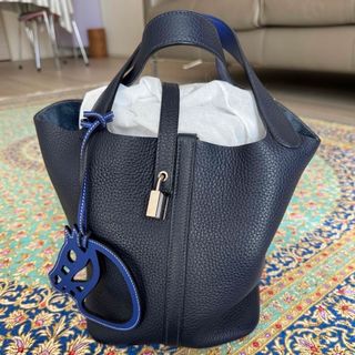 Hermes - 美品 エルメス ピコタンロックエクラ22 BLEU NUIT/ BLEU EL