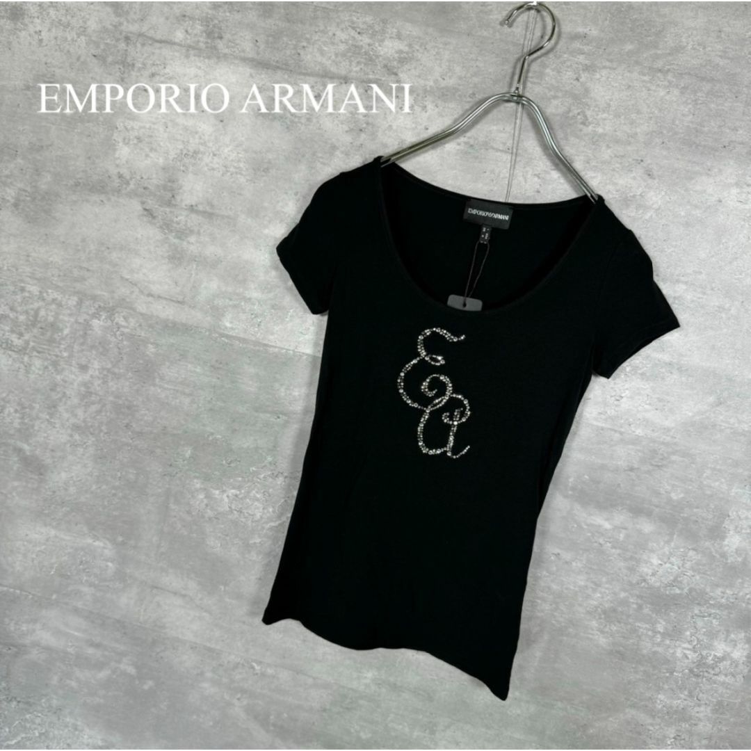 Emporio Armani(エンポリオアルマーニ)の『EMPORIO ARMANI』エンポリオ・アルマーニ (38) Tシャツ レディースのトップス(Tシャツ(半袖/袖なし))の商品写真