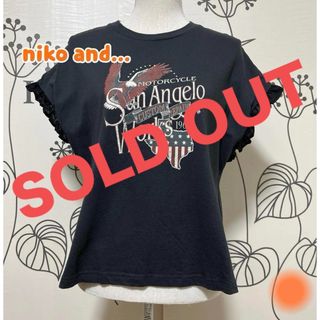 ニコアンド(niko and...)の◎746 ニコアンドとグッドロックスピードのコラボ チャコール甘辛なカットソー(Tシャツ(半袖/袖なし))