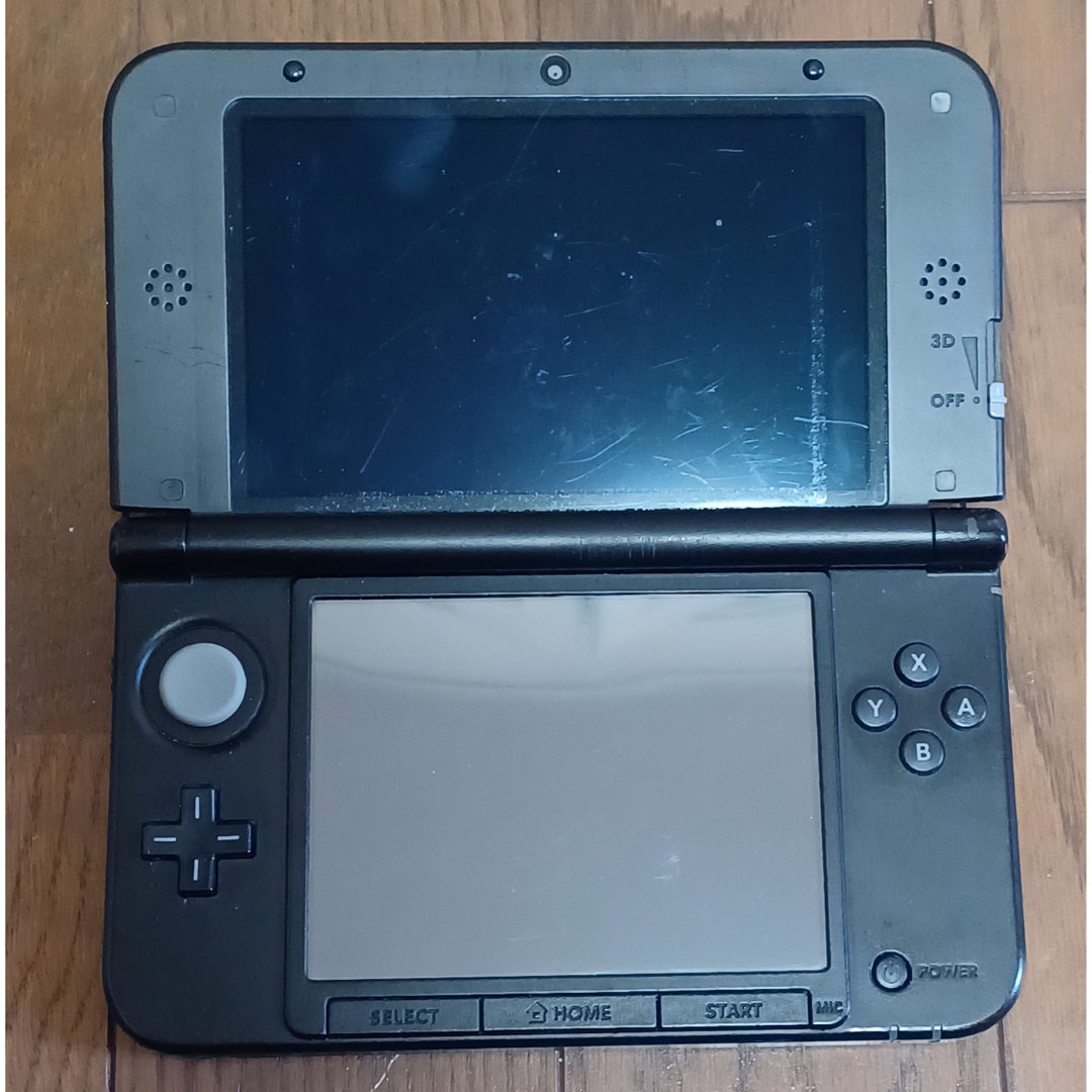 ニンテンドー3DS(ニンテンドー3DS)のニンテンドー3DS LL ブラック 中古 エンタメ/ホビーのゲームソフト/ゲーム機本体(携帯用ゲーム機本体)の商品写真