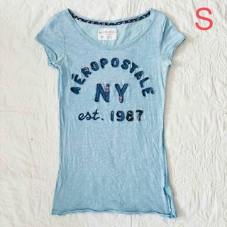 AEROPOSTALE - AEROPOSTALE エアロポステール　フレンチスリーブ　Tシャツ　半袖　S