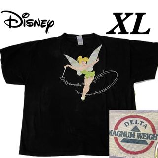 デルタ(DELTA)の90s Disney Tinker Bell Tシャツ ティンカーベル　ＸＬ(Tシャツ/カットソー(半袖/袖なし))