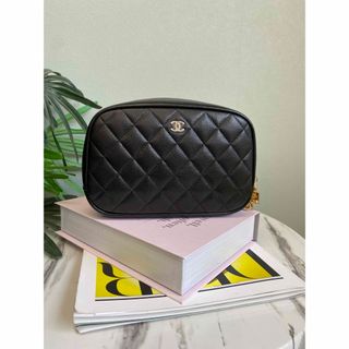 シャネル(CHANEL)のCHANEL シャネル マトラッセ ラムスキン ココマーク ポーチ(ポーチ)