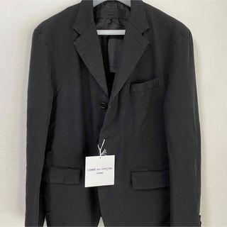 コムデギャルソンオム(COMME des GARCONS HOMME)のコムデギャルソンオム CdG HOMME 新作 エステル 縮絨 ジャケット 黒S(テーラードジャケット)