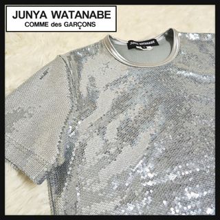 JUNYA WATANABE COMME des GARCONS - 【極美品】ジュンヤワタナベ コムデギャルソン スパンコール カットソー Tシャツ