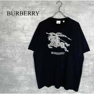 バーバリー(BURBERRY)の『BURBERRY』バーバリー (XL) コットン 刺繍 Tシャツ(Tシャツ/カットソー(半袖/袖なし))