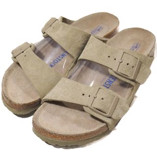 ビルケンシュトック(BIRKENSTOCK)の美品 ビルケンシュトック アリゾナ カーキ　サイズ35　22.5cm ナロー幅(サンダル)