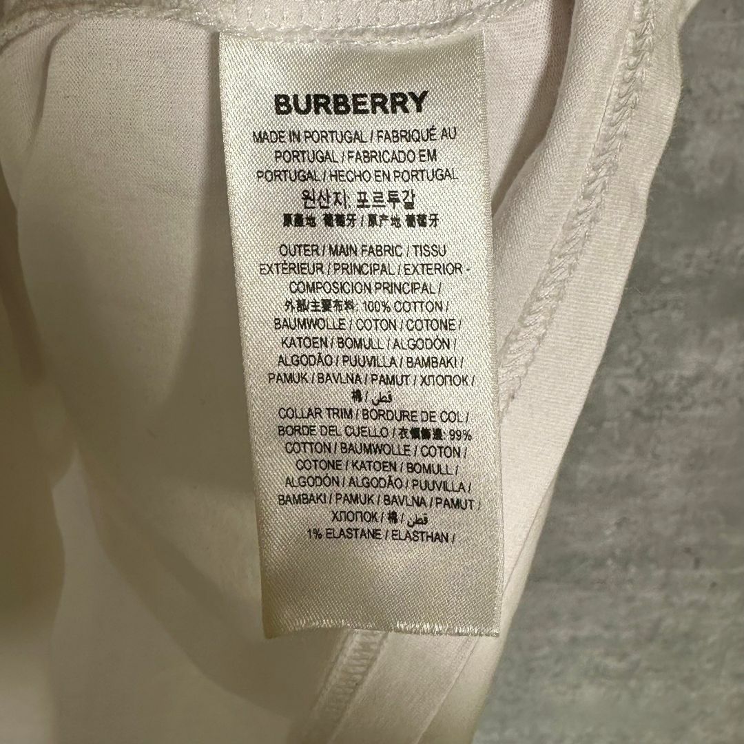 BURBERRY(バーバリー)の『BURBERRY』バーバリー (L) コットン オーバーサイズ Tシャツ メンズのトップス(Tシャツ/カットソー(半袖/袖なし))の商品写真
