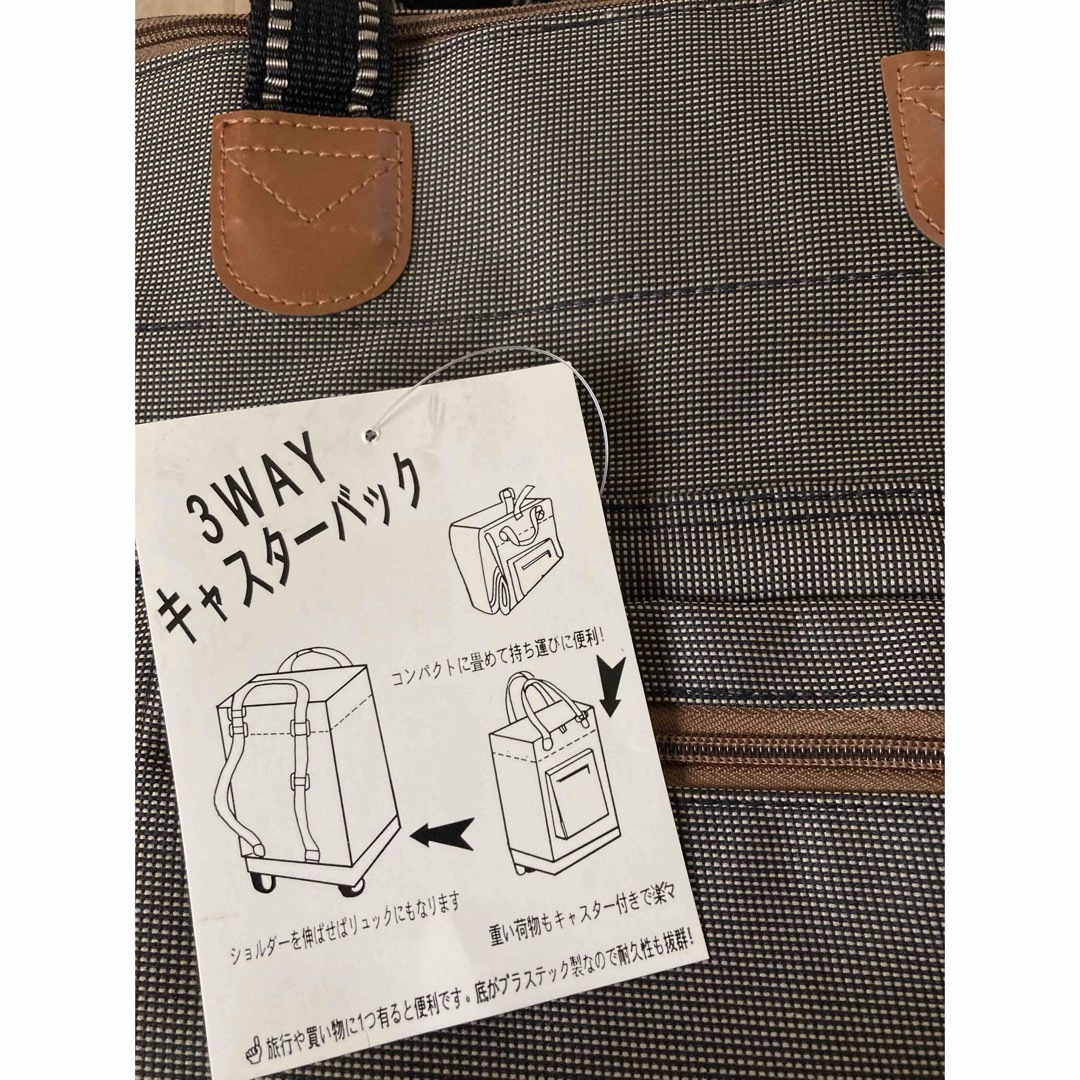キャスター　リュック　バッグ　キャリーケース　買い物　コロコロ　旅行　荷物　便利 レディースのバッグ(スーツケース/キャリーバッグ)の商品写真