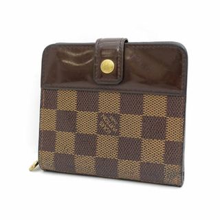 LOUIS VUITTON / ルイヴィトン ◆コンパクトジップ 二つ折り財布 ダミエ N61668 【財布/サイフ/ウォレット/wallet/コイン】 ブランド【中古】 [0220486354](財布)