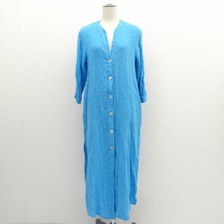 ザラ(ZARA)のZARA / ザラ ◆シャツワンピース/7ブ袖/リネン/ブルー/サイズXS/タグ付き 【レディース/ガールズ/LADY/女性/婦人】 レディースファッション【未使用】 [0220486860](その他)