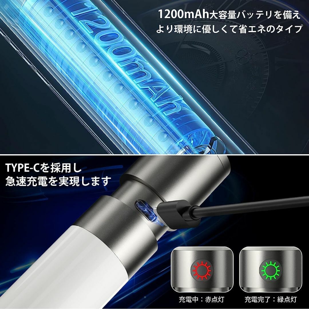 【新着商品】Ecare ランタン LED キャンプランタン 8つ点灯モード 10 スポーツ/アウトドアのアウトドア(ライト/ランタン)の商品写真