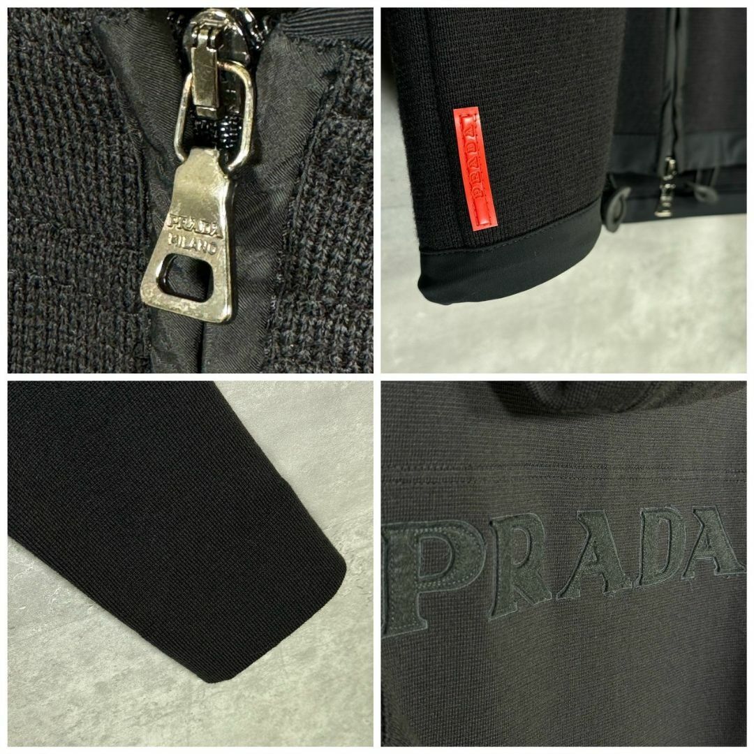 PRADA(プラダ)の『PRADA』プラダ (40) ジップパーカー レディースのトップス(パーカー)の商品写真