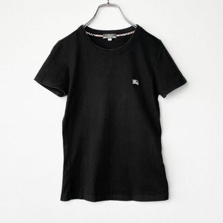 バーバリーブルーレーベル(BURBERRY BLUE LABEL)のBURBERRY BLUE LABEL　半袖　Tシャツ　レディース　黒　*125(Tシャツ(半袖/袖なし))