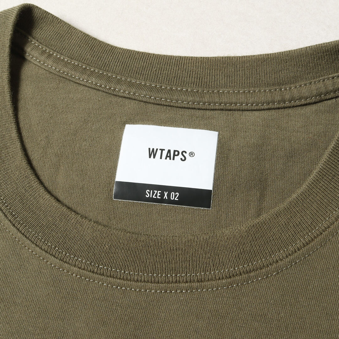 W)taps(ダブルタップス)のWTAPS ダブルタップス Tシャツ サイズ:S 21SS LONG LIVE WTAPSロゴ クルーネック 半袖Tシャツ LLW オリーブドラブ トップス カットソー【メンズ】【中古】 メンズのトップス(Tシャツ/カットソー(半袖/袖なし))の商品写真