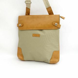 リーガル(REGAL)のREGAL / リーガル ◆ショルダーバッグ/斜めがけ/カーキベージュ×キャメル 【バッグ/バック/BAG/鞄/カバン】 メンズファッション【中古】 [0220488407](ショルダーバッグ)