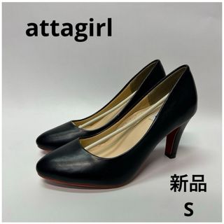 attagirl - attagirl パンプス　ブラック　黒　レッドソール　ヒール　s 新品