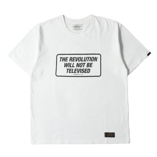 ネイバーフッド(NEIGHBORHOOD)のNEIGHBORHOOD ネイバーフッド Tシャツ サイズ:L グラフィックロゴ クルーネック 半袖Tシャツ ホワイト 白 トップス カットソー【メンズ】【中古】(Tシャツ/カットソー(半袖/袖なし))