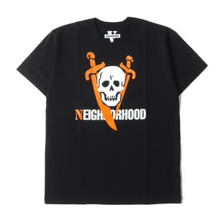 ネイバーフッド(NEIGHBORHOOD)の新品 NEIGHBORHOOD ネイバーフッド Tシャツ サイズ:L 19SS VLONE スカル グラフィック クルーネック 半袖Tシャツ NHVL . T-2 / C- CREW . SS ブラック 黒 トップス カットソー【メンズ】(Tシャツ/カットソー(半袖/袖なし))