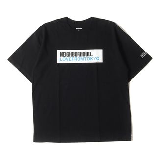 新品 NEIGHBORHOOD ネイバーフッド Tシャツ サイズ:M 23SS ボックスロゴ クルーネック 半袖Tシャツ NH 231 SPOT . TEE SS-2 ブラック 黒 トップス カットソー【メンズ】