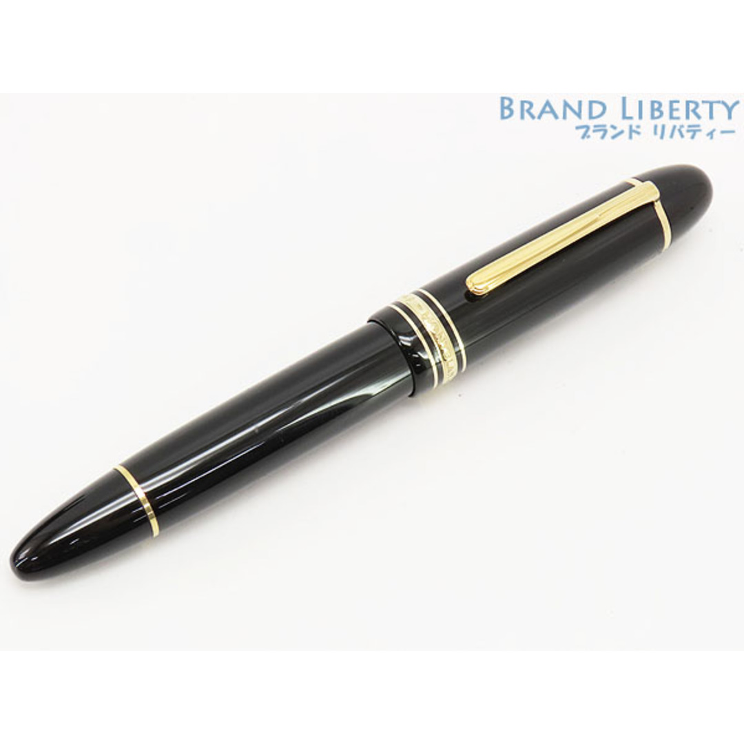 MONTBLANC(モンブラン)のほぼ新品モンブランマイスターシュテュック149万年筆ブラックゴールド インテリア/住まい/日用品の文房具(ペン/マーカー)の商品写真