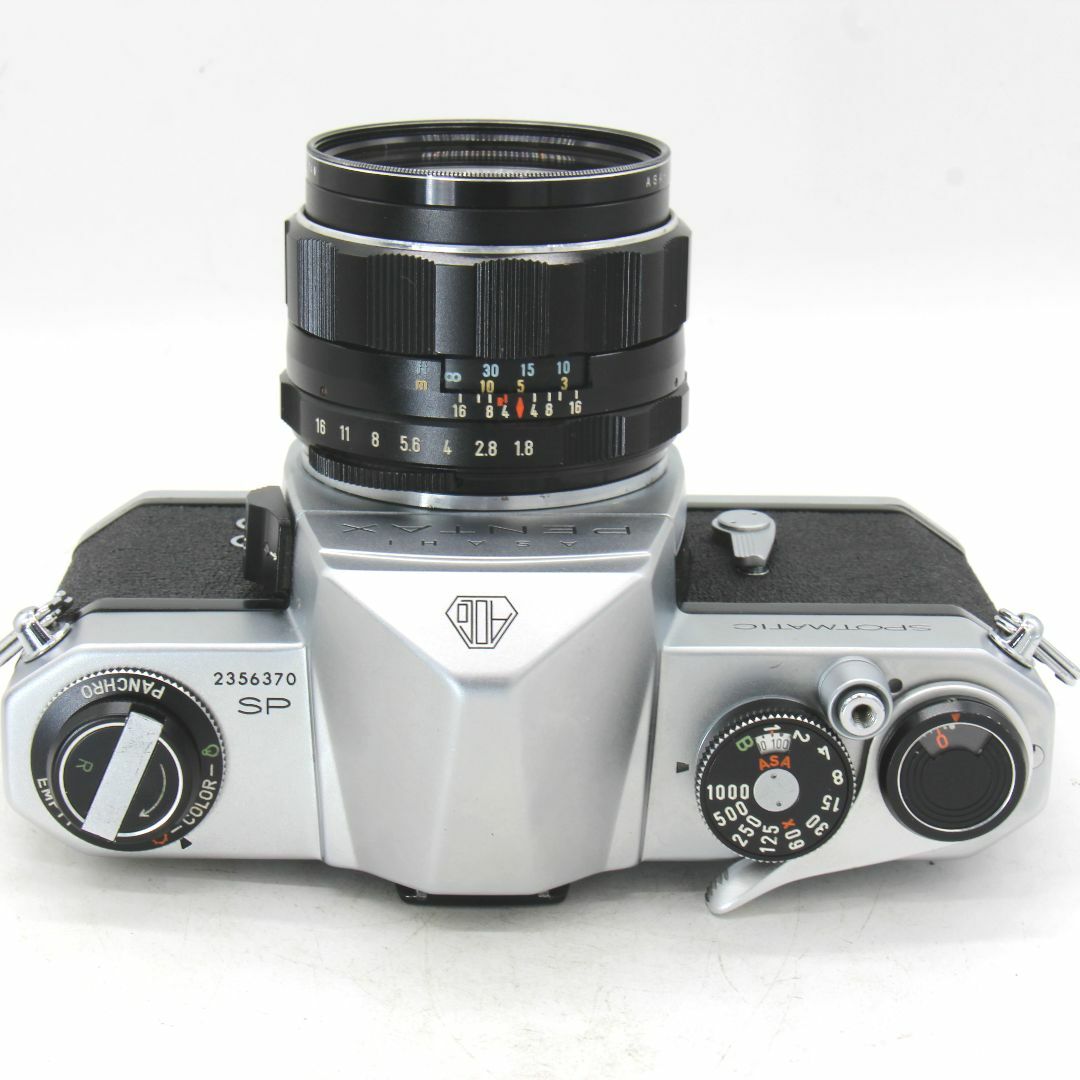 PENTAX(ペンタックス)のPentax SP + Super Takumar 1:1.8 55mm 整備済 スマホ/家電/カメラのカメラ(フィルムカメラ)の商品写真