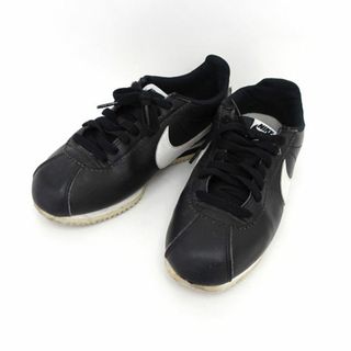 ナイキ(NIKE)のNIKE / ナイキ ◆スニーカー/CLASSIC CORTEZ LEATHER/ブラック/25．5cm 807471-010 【レディース/ガールズ/LADY/女性/婦人】【靴/クツ/シューズ/SHOES】 レディースファッション【中古】 [0220489383](スニーカー)