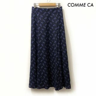 コムサイズム(COMME CA ISM)のCOMME CA コムサ★リバティプリント スカート ロング丈 未使用タグ付き(ロングスカート)