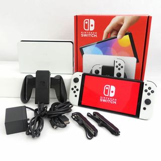 NINTENDO / ニンテンドウ ◆Nintendo Switch(有機ELモデル) 本体 ホワイト HEG-S-KAAAA(JPN) 家電【中古】 [0220489725](携帯用ゲーム機本体)