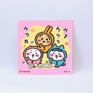 チイカワ(ちいかわ)のちいかわ POP UP STORE ノベルティ ステッカー(キャラクターグッズ)