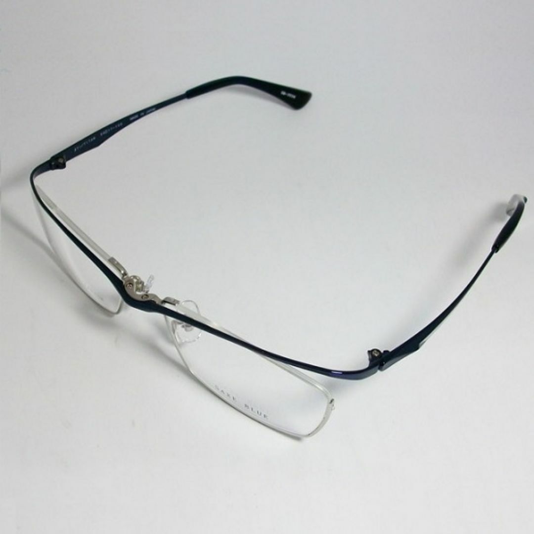 SB7114-3-56 SAXE BLUE ザックスブルー メガネ フレーム メンズのファッション小物(サングラス/メガネ)の商品写真
