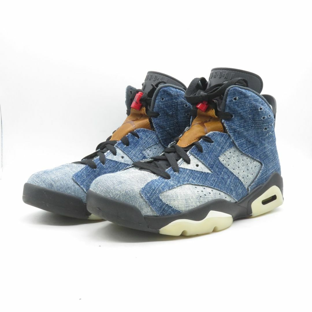 NIKE(ナイキ)のNIKE 2019 AIR JORDAN6 RETRO WASHED DENIM メンズの靴/シューズ(スニーカー)の商品写真