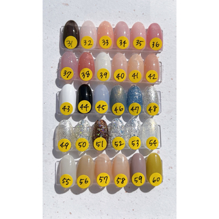 ハンドメイド ネイルチップ シンプル ワンカラー グラデーション フレンチ ラメ コスメ/美容のネイル(つけ爪/ネイルチップ)の商品写真