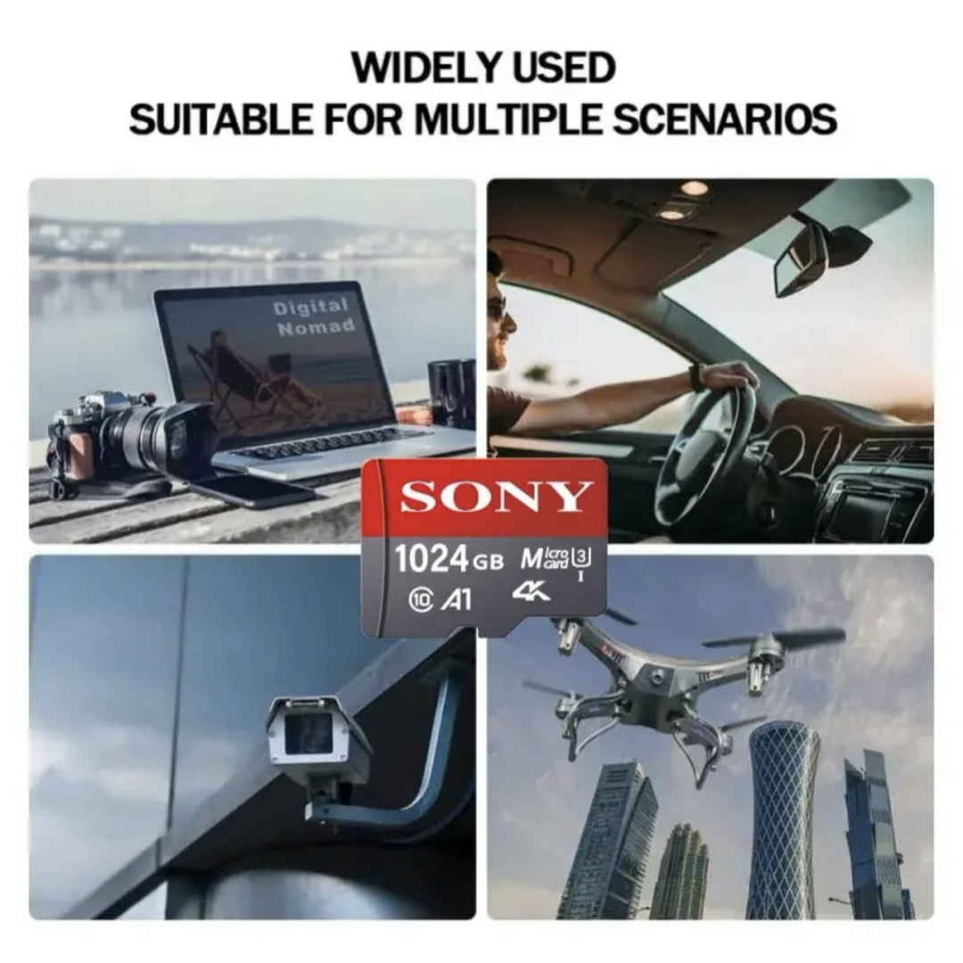 SONY(ソニー)のSONY マイクロSDカード　1024GB ２個セット エンタメ/ホビーのゲームソフト/ゲーム機本体(その他)の商品写真