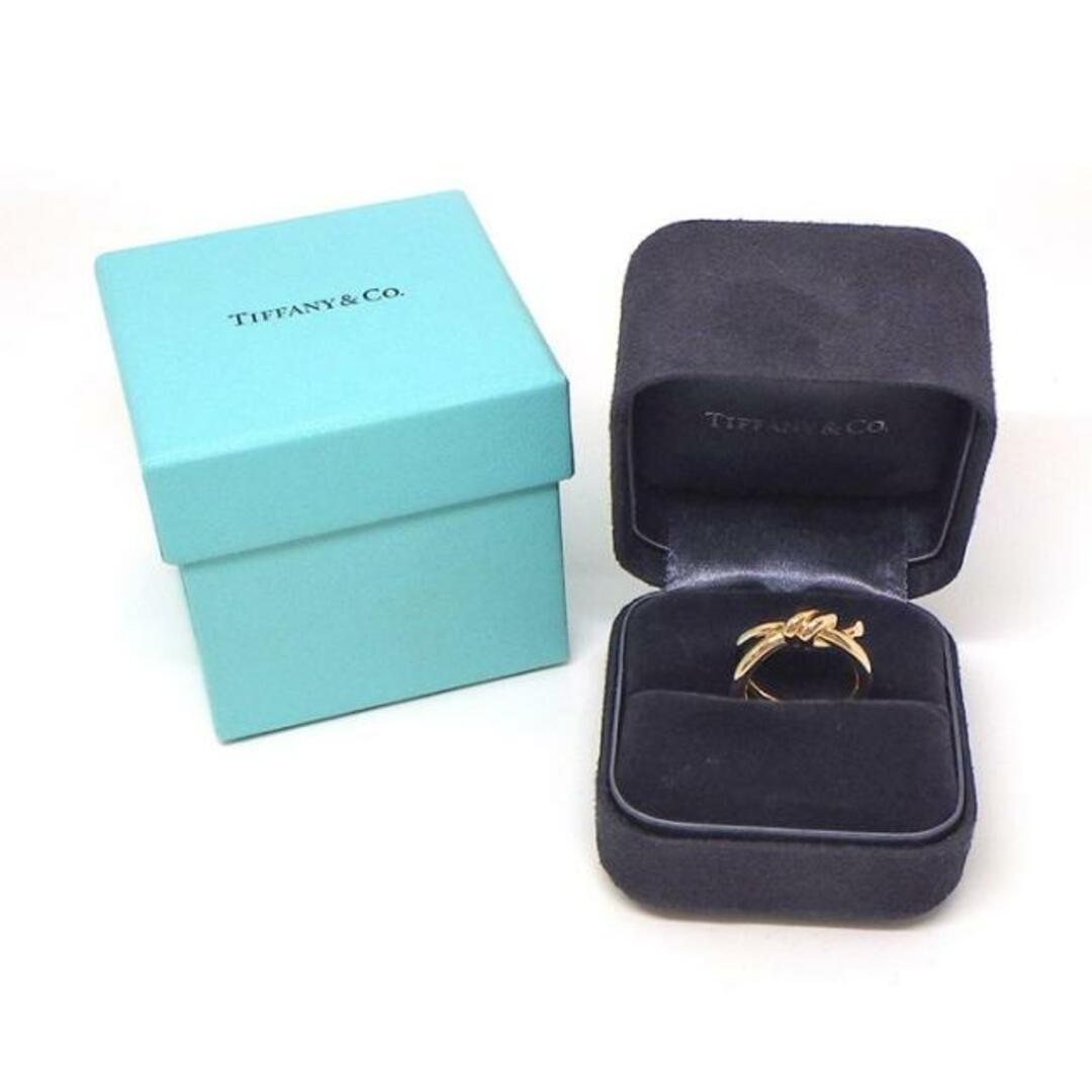 Tiffany & Co.(ティファニー)のティファニー Tiffany & Co. リング ノット ダブル ロウ 70153599 K18PG 16号 【中古】 レディースのアクセサリー(リング(指輪))の商品写真