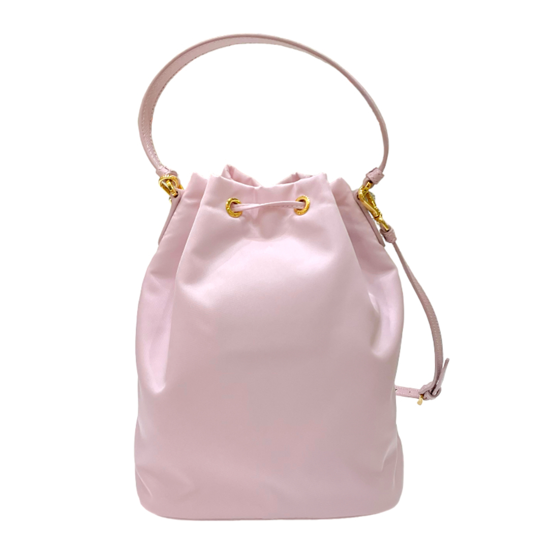 PRADA(プラダ)の　プラダ PRADA バケット ショルダーバッグ 1BH038 ピンク ナイロン/レザー レディース ショルダーバッグ レディースのバッグ(ショルダーバッグ)の商品写真