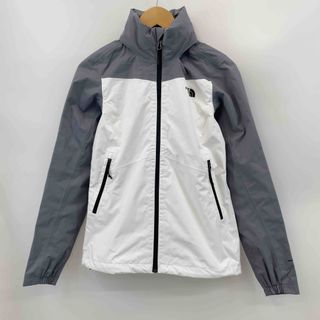 ザノースフェイス(THE NORTH FACE)のTHE NORTH FACE ザノースフェイス ホワイト×グレー　バイカラー　ナイロンジャケット　レディース ブルゾン　サイズXS(ブルゾン)