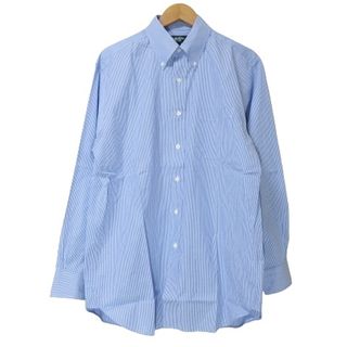 ブルックスブラザース(Brooks Brothers)のブルックスブラザーズ 美品 ボタンダウン シャツ 長袖 ストライプ IBO53 (シャツ)