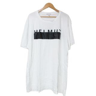 ヘルムートラング ロゴTシャツ 半袖 カットソー プリント XXL IBO53