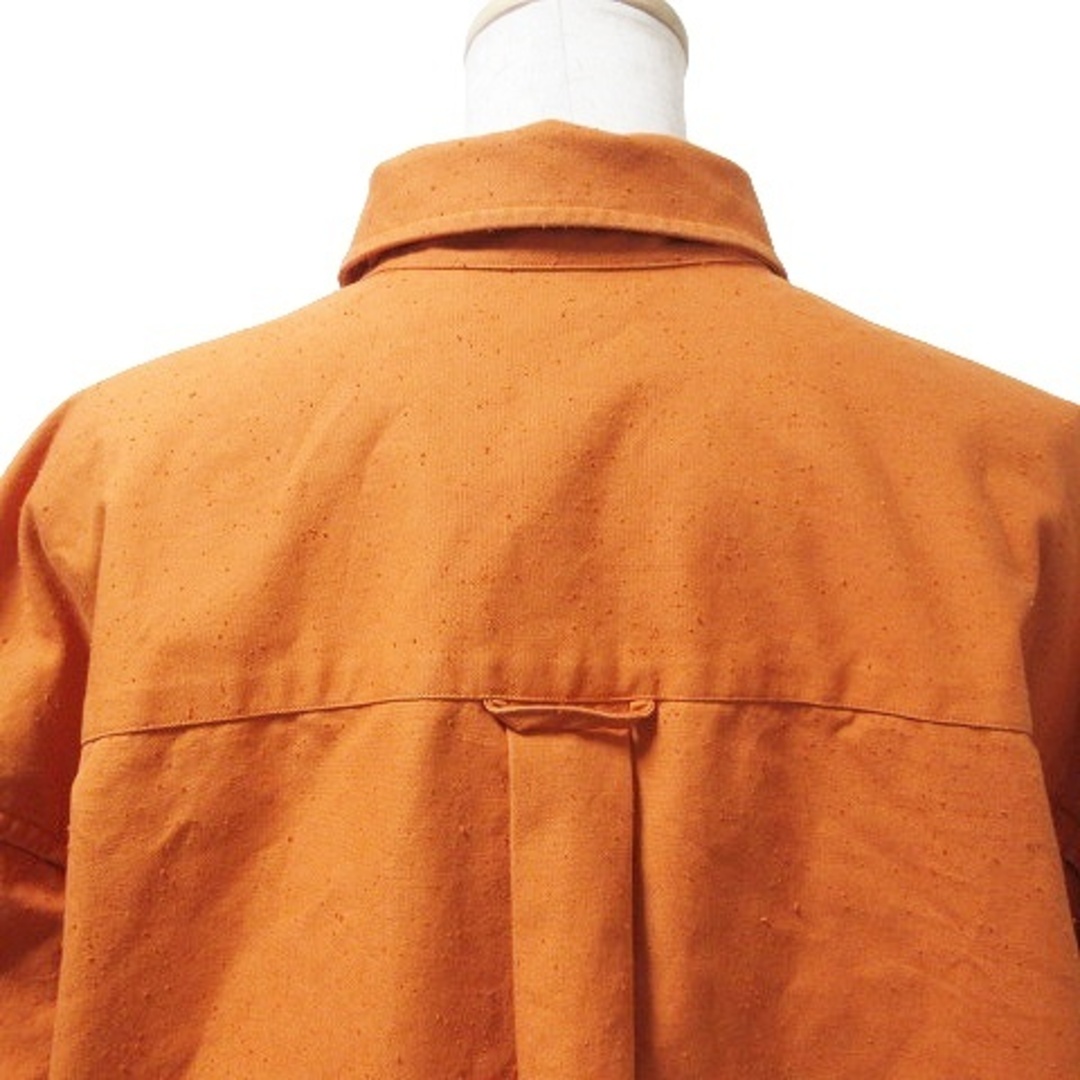 UNUSED(アンユーズド)のアンユーズド 近年 オーバーサイズ 長袖 加工 シャツ オレンジ IBO53  レディースのトップス(シャツ/ブラウス(長袖/七分))の商品写真