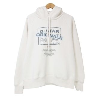 ジースター(G-STAR RAW)のジースターロウ 美品 近年 パーカー プルオーバー 長袖 裏起毛 IBO53(パーカー)