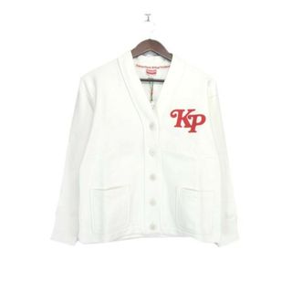 ケンゾー(KENZO)のケンゾー KENZO ■ 【 FE52SW1284ME 】 ロゴ デザイン エンブロイダリー スウェット カーディガン　32833(カーディガン)