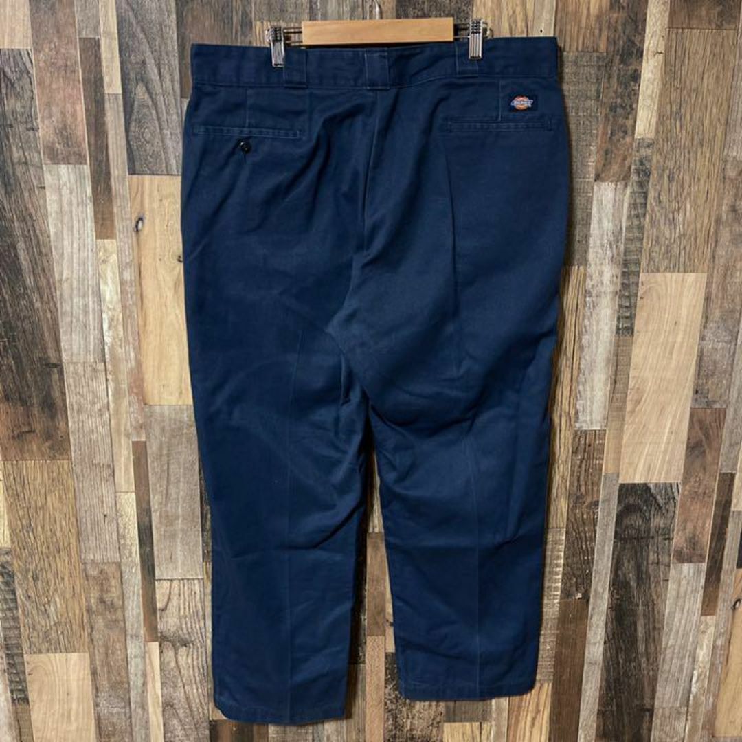 Dickies(ディッキーズ)のディッキーズ ワーク ネイビー ロゴ 40 2XL パンツ メンズ 古着 90s メンズのパンツ(ワークパンツ/カーゴパンツ)の商品写真