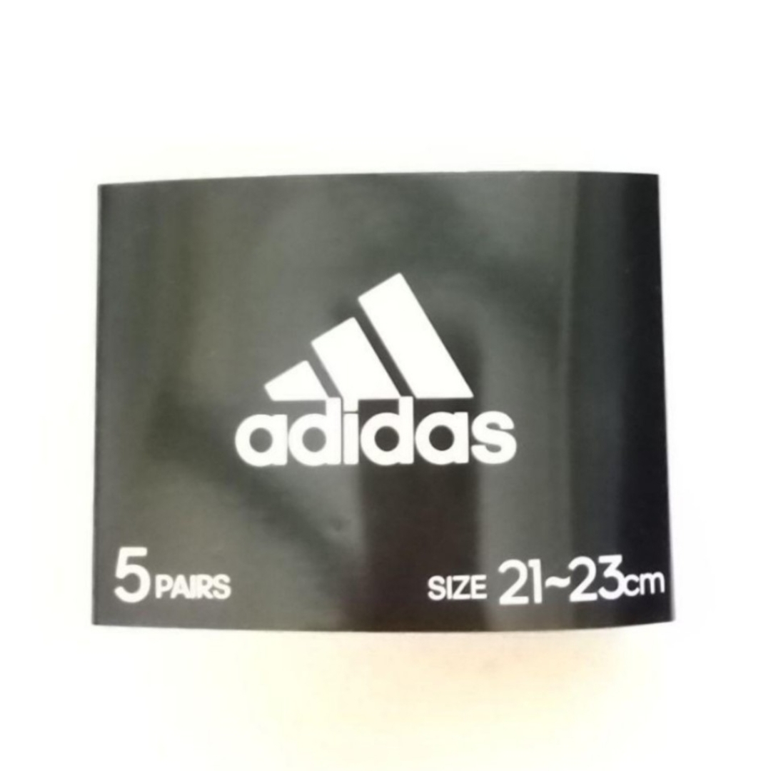 adidas(アディダス)のアディダス  ソックス 靴下 くつ下  5足   【A】21 22 23m キッズ/ベビー/マタニティのこども用ファッション小物(靴下/タイツ)の商品写真
