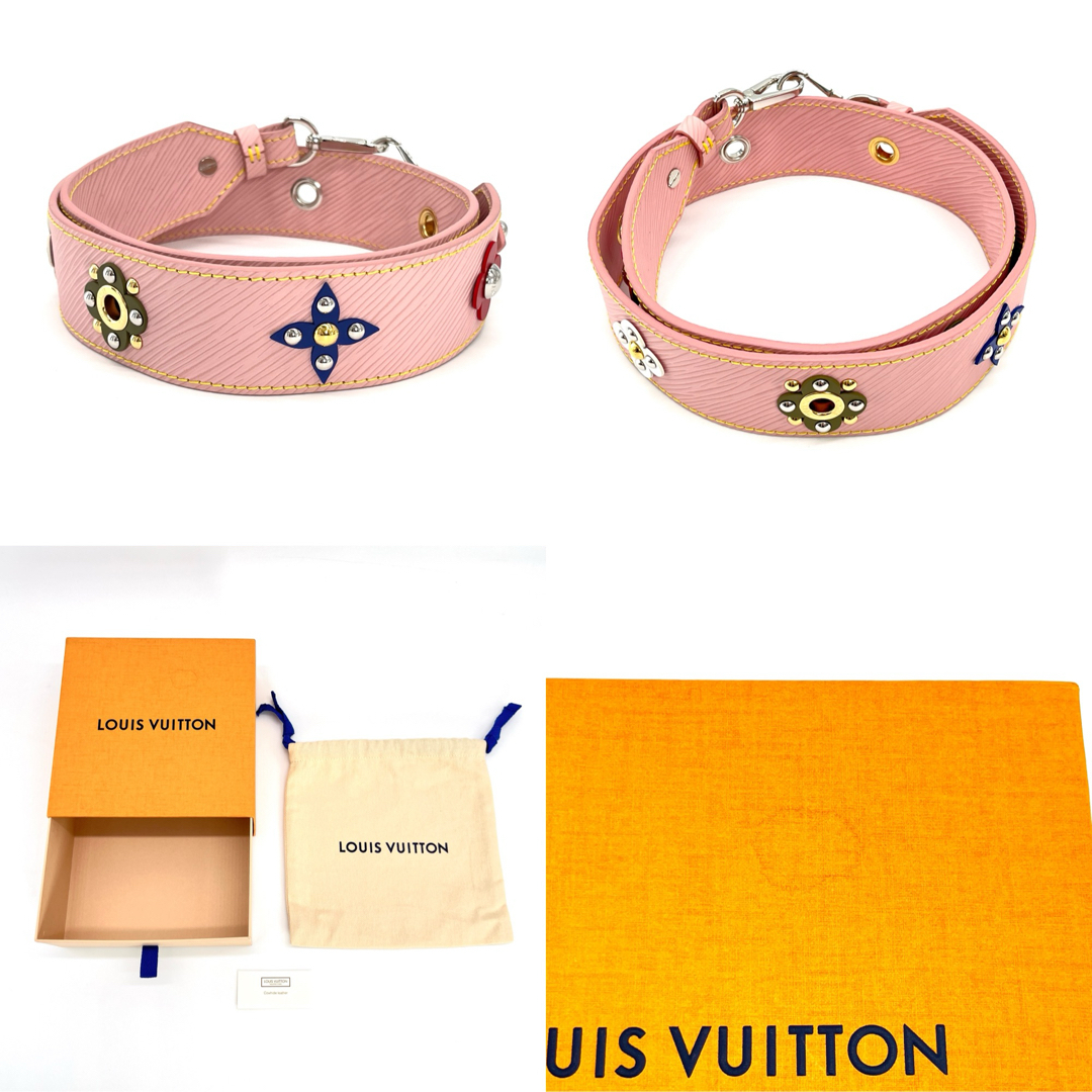 LOUIS VUITTON(ルイヴィトン)のルイヴィトン J02324 エピレザー ショルダーストラップ 全長96㎝ ピンク レディースのバッグ(その他)の商品写真