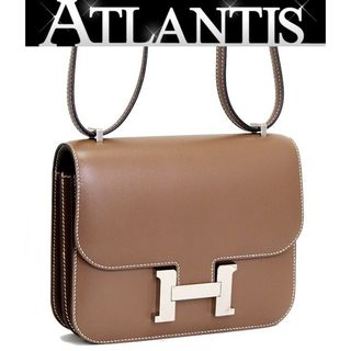 エルメス(Hermes)の【広尾店】HERMES エルメス コンスタンス ミニ 18 ショルダーバッグ エトゥープ スイフト D刻印 【13872】(その他)