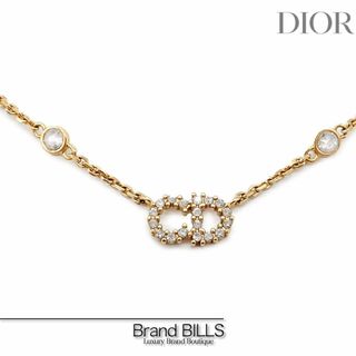 クリスチャンディオール(Christian Dior)の未使用品 ディオール Clair D Lune クレール ディー リュヌ ネックレス N1033CDLRS_D301 CDロゴ フェイクパール ラインストーン ゴールド アクセサリー(ネックレス)