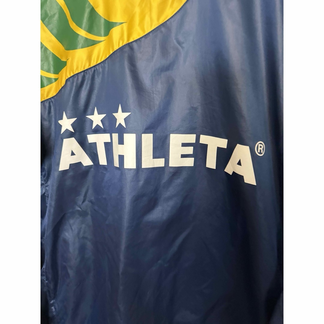 ATHLETA(アスレタ)のアスレタ セットアップ Oサイズ ネイビー イエロー ピステ フットサル スポーツ/アウトドアのサッカー/フットサル(ウェア)の商品写真