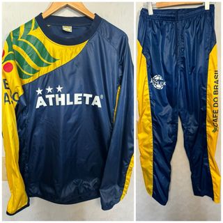 アスレタ(ATHLETA)のアスレタ セットアップ Oサイズ ネイビー イエロー ピステ フットサル(ウェア)