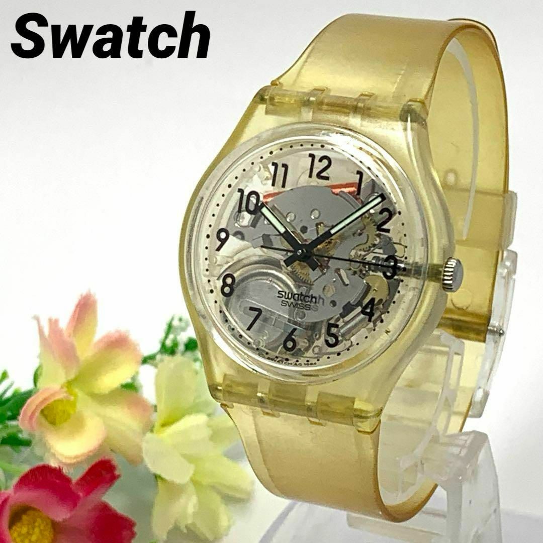 swatch(スウォッチ)の229 Swatch スウォッチ レディース 腕時計 スケルトン 人気 希少 レディースのファッション小物(腕時計)の商品写真